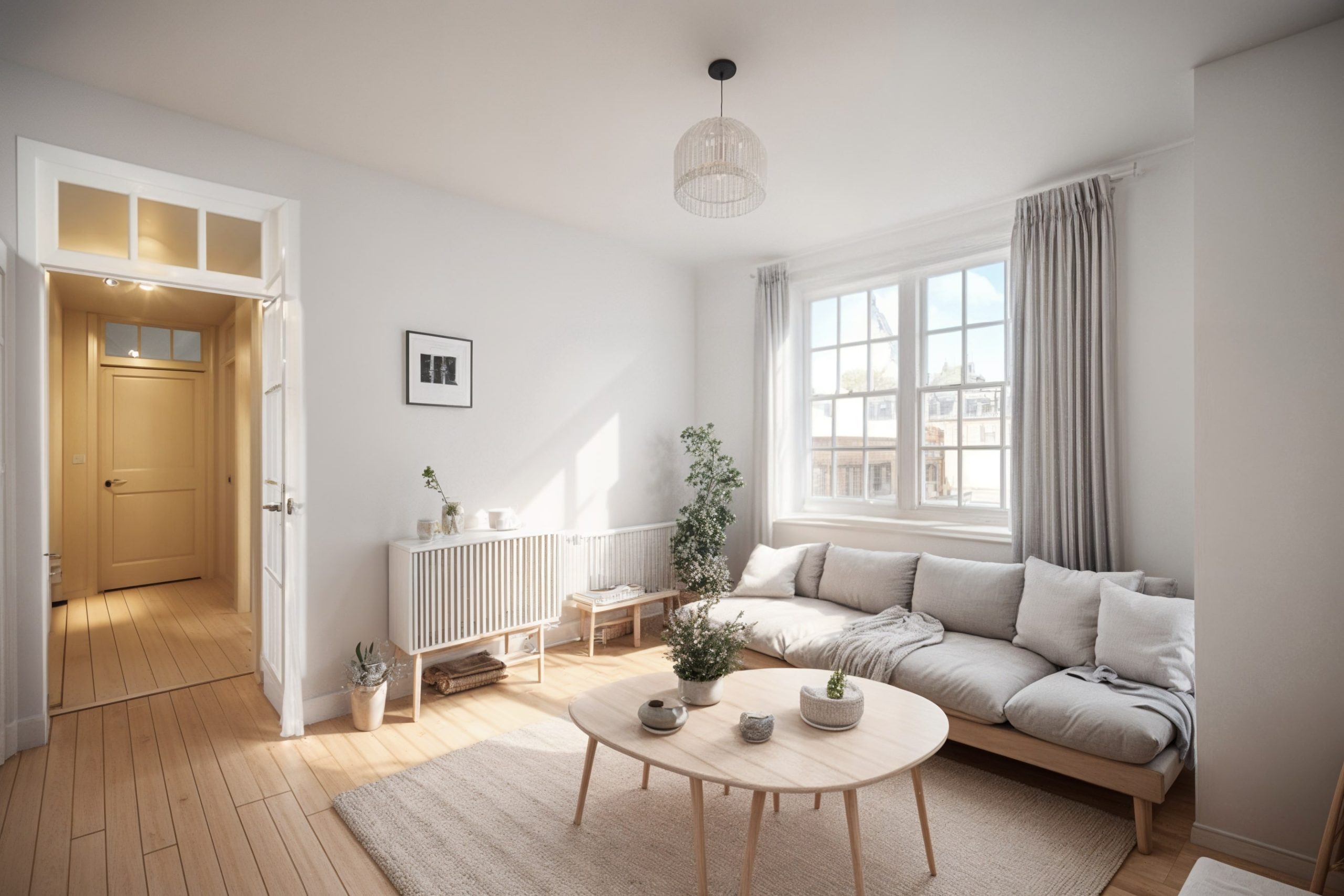 example living room after